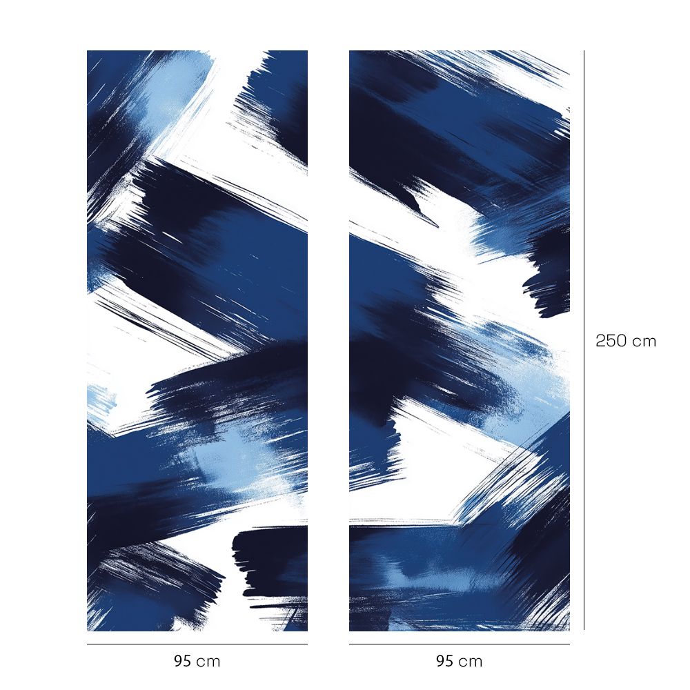 Papier peint "Touches de peinture"