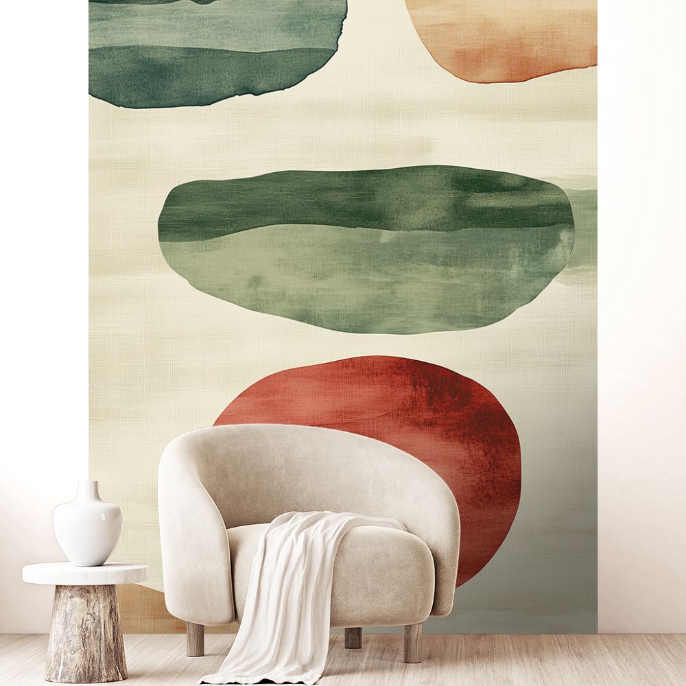 Papier peint "Formes colorées"