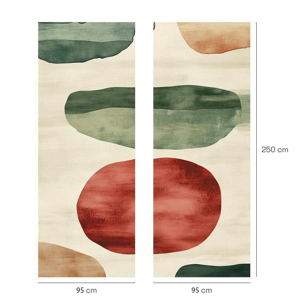 Papier peint "Formes colorées"