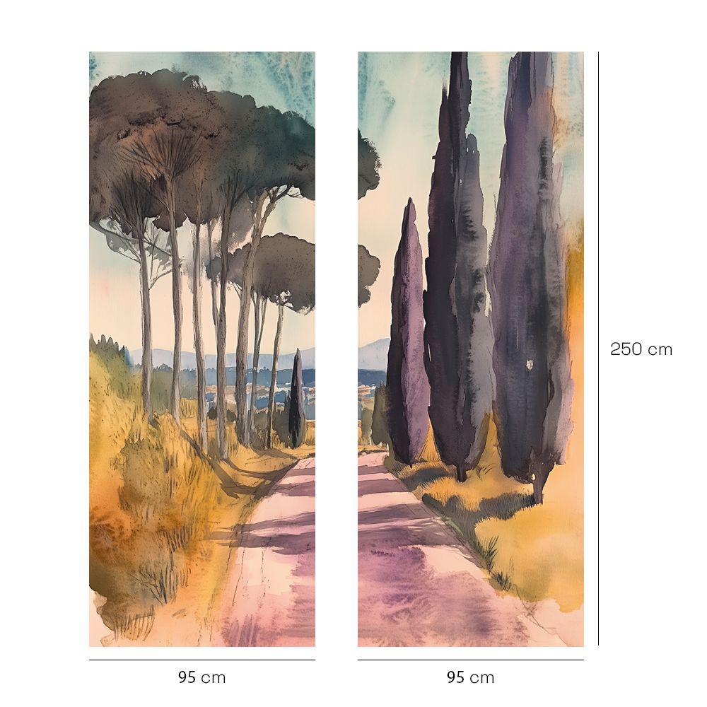 Papier peint "Paysage tranquille"