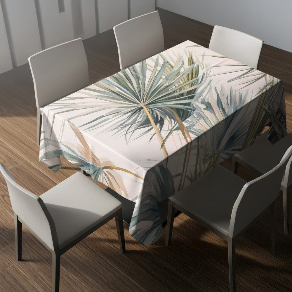 Nappe feuilles tropicales – mise en situation