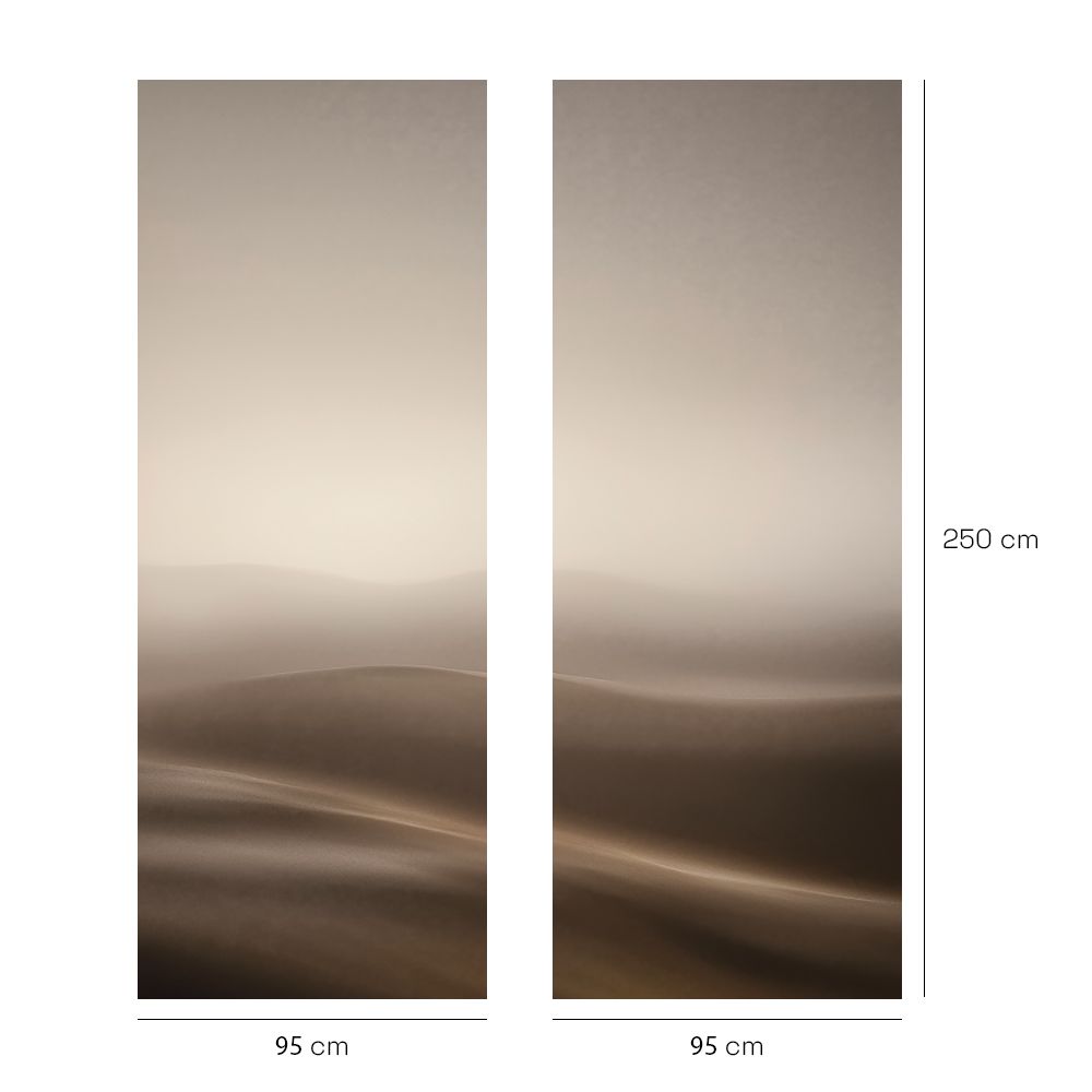 Papier peint "Vagues de sable"