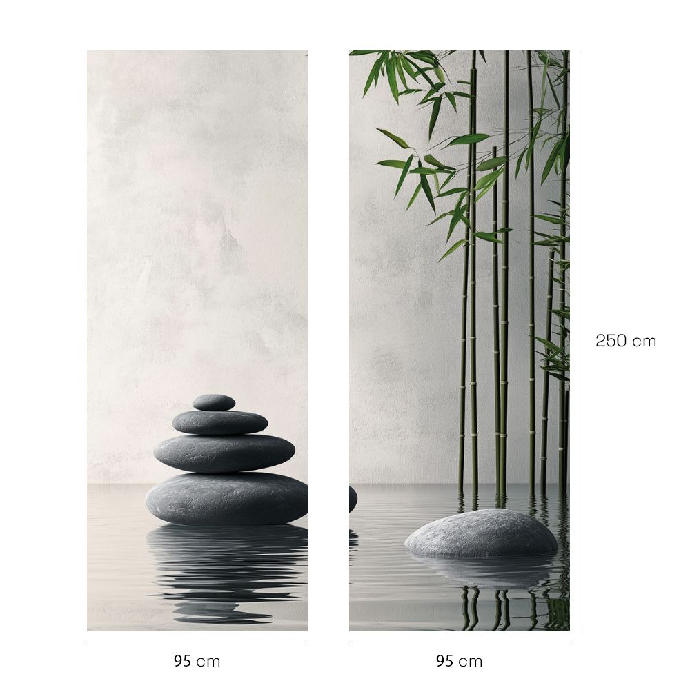 Papier peint "Ambiance zen apaisante"