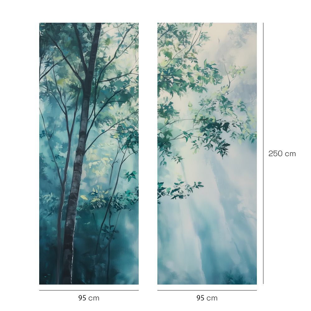 Papier peint "Nature sereine luxuriante"
