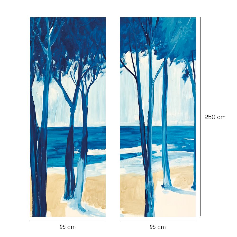 Papier peint "Paysage marin apaisant"
