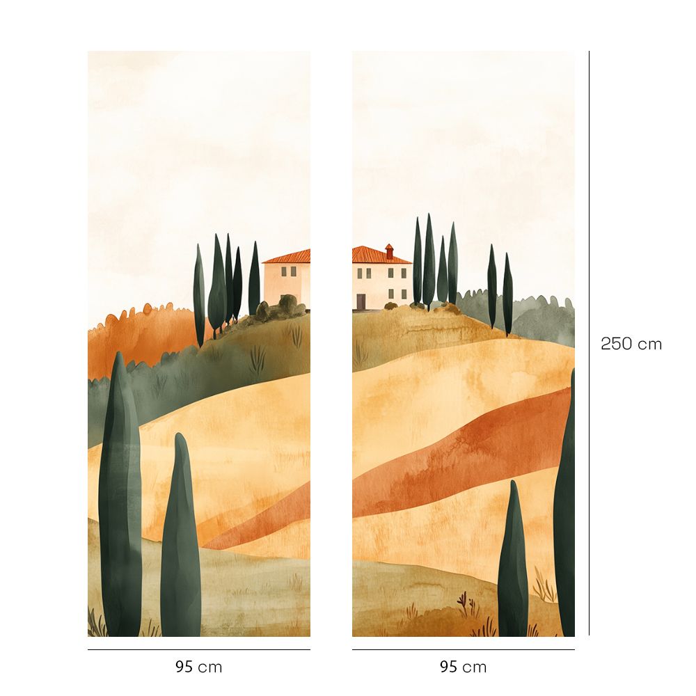Papier peint "Paysage serein"