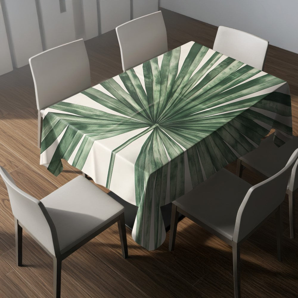 Nappe feuille tropicale – mise en situation