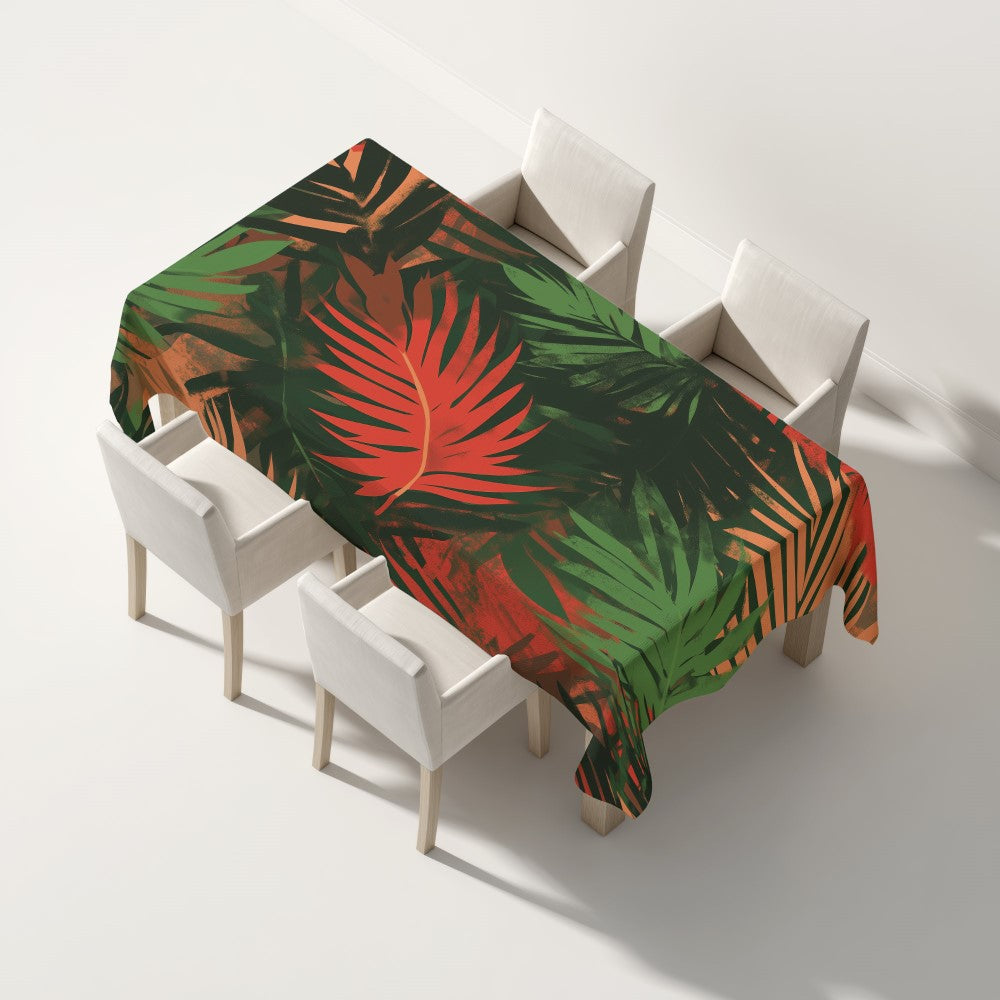 Nappe feuilles tropicales – visuel principal