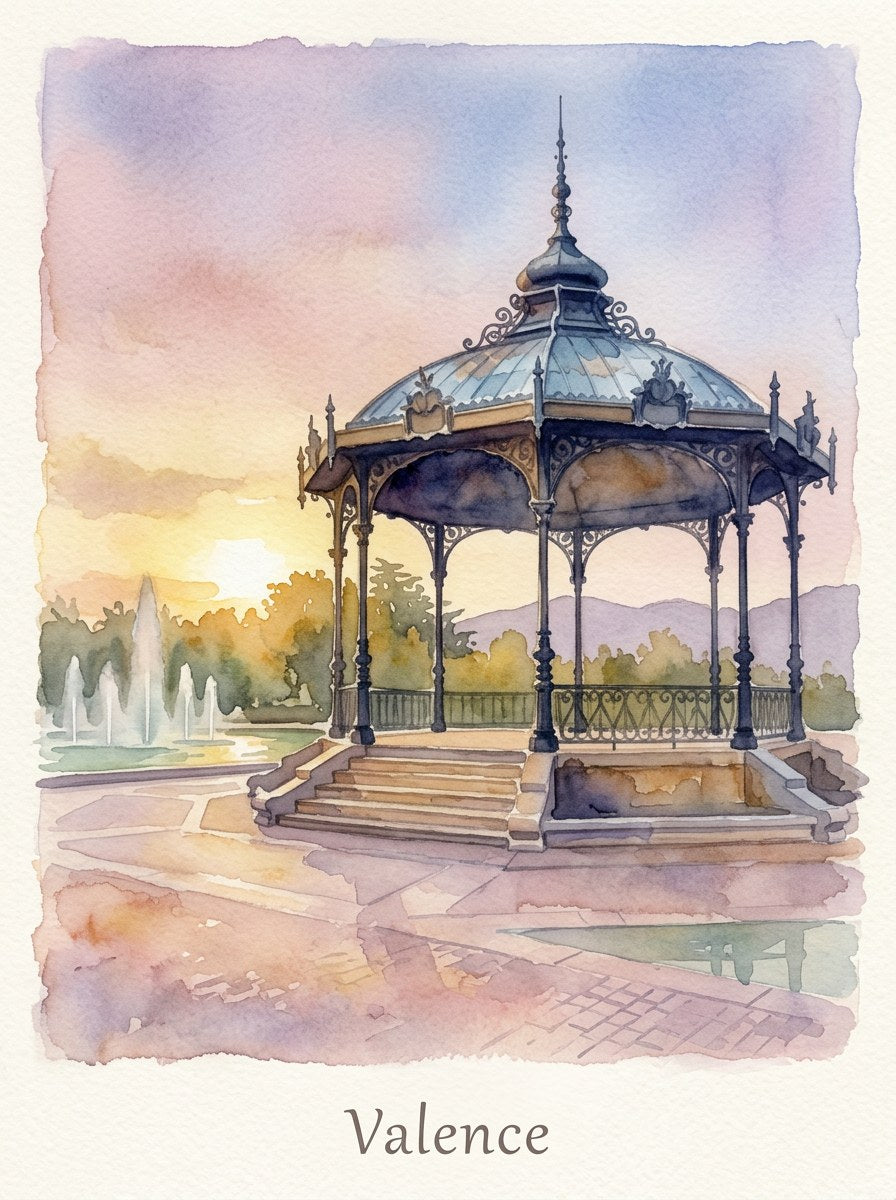 Toile personnalisée style Aquarelle — exemple