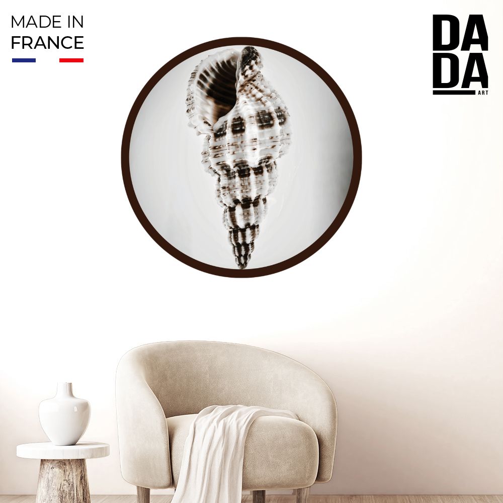 Papier peint rond "Élégance naturelle"