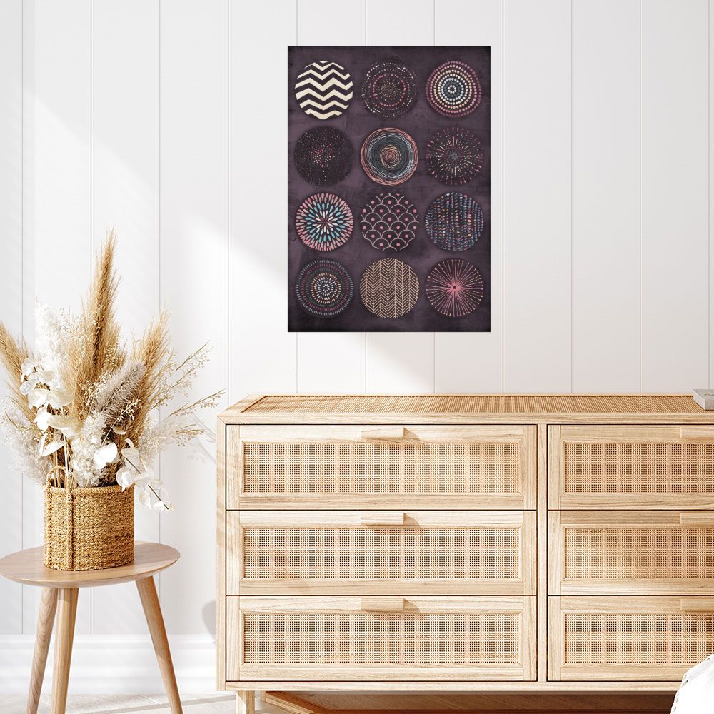 Affiche Cercles hypnotiques