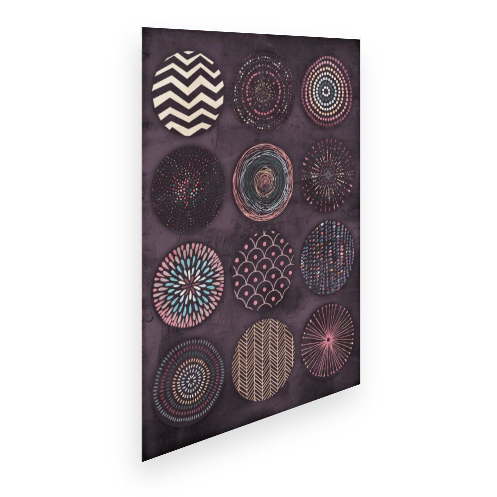 Affiche Cercles hypnotiques