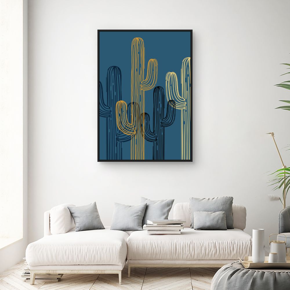 Tableau Cactus stylisés