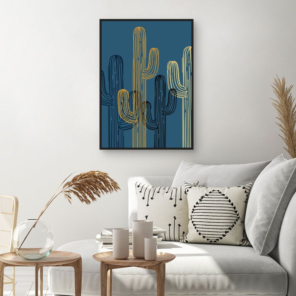Tableau Cactus stylisés