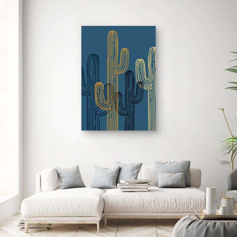 Tableau Cactus stylisés