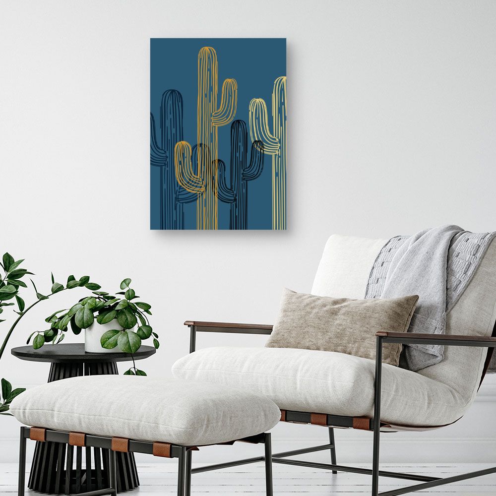 Tableau Cactus stylisés