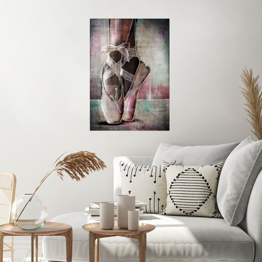 Affiche Élégantes pointes de ballet