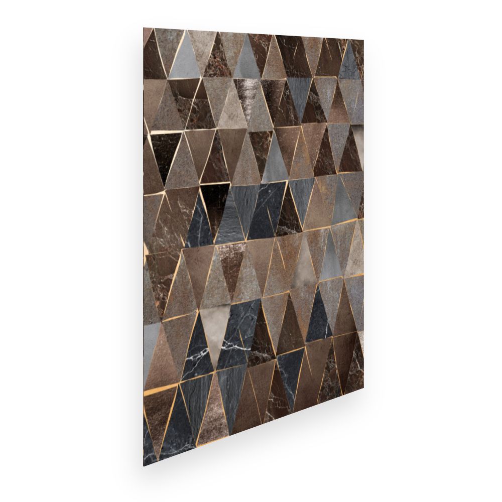 Affiche Triangles élégants