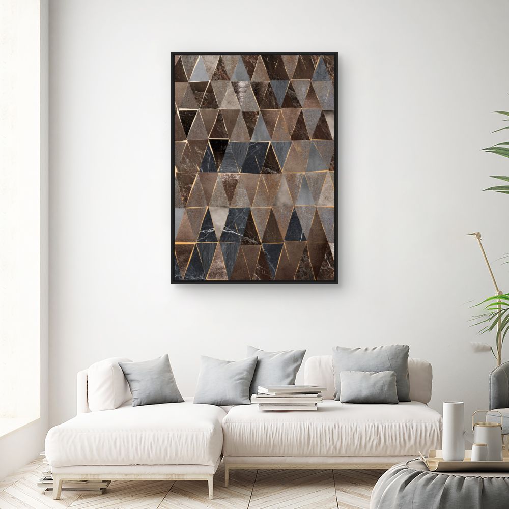 Tableau Triangles élégants