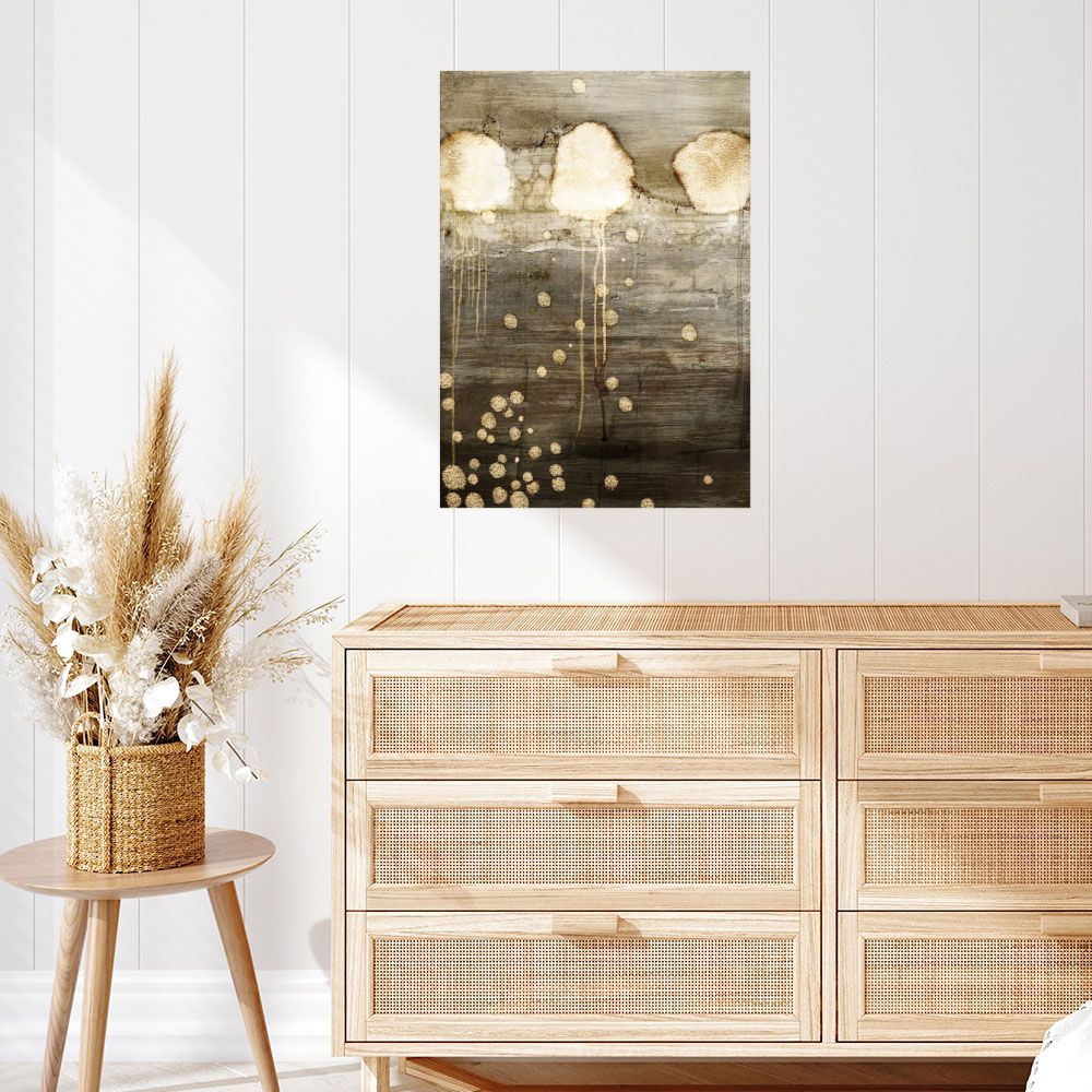 Affiche Textures dorées