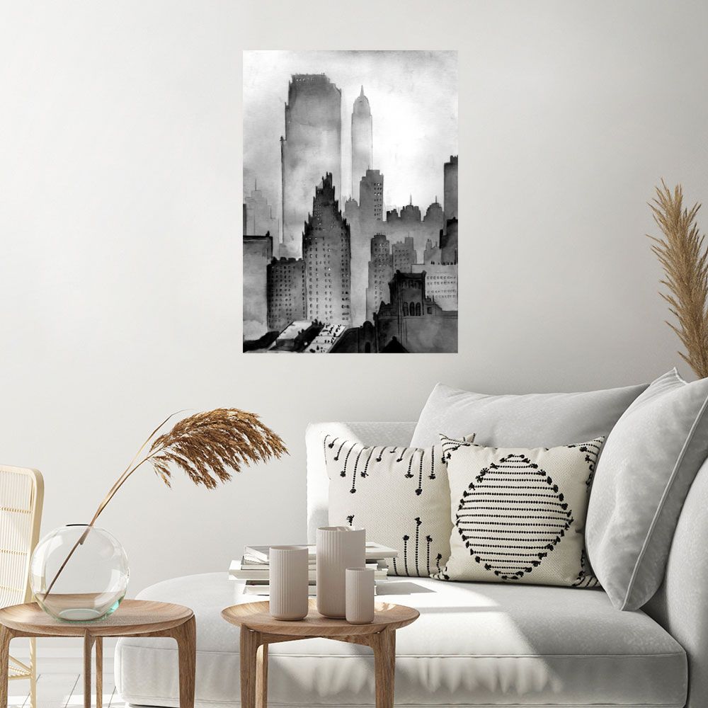 Affiche Paysage urbain dramatique