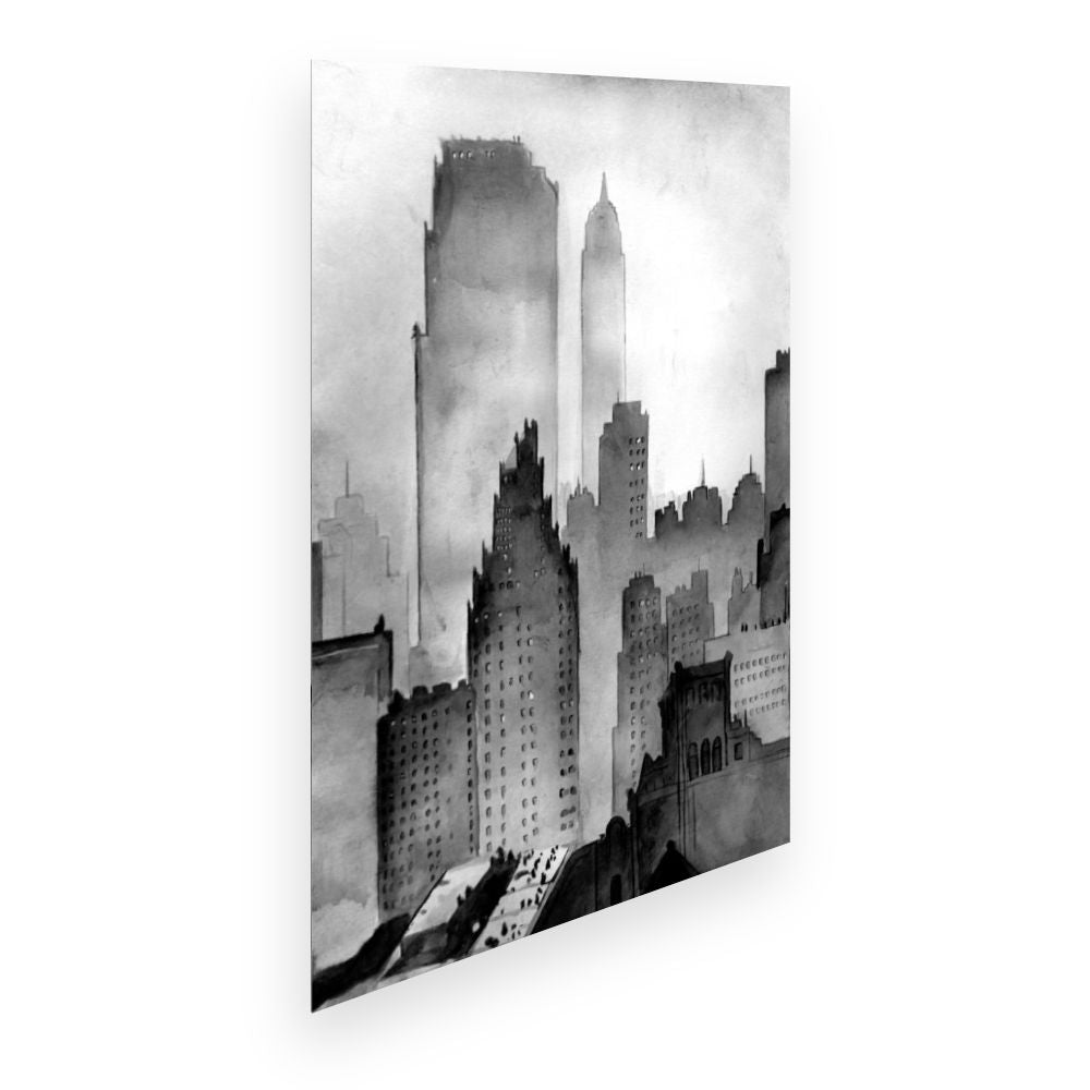 Affiche Paysage urbain dramatique