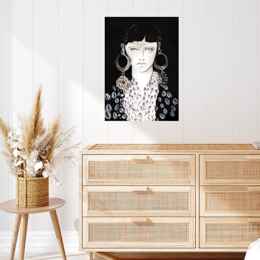 Affiche Élégance mystérieuse