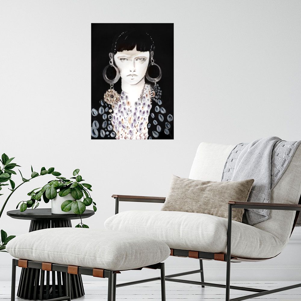 Affiche Élégance mystérieuse