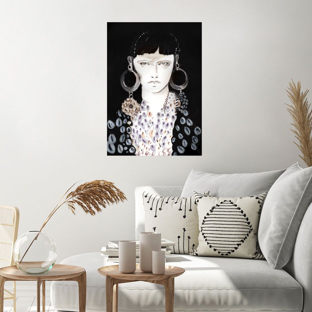 Affiche Élégance mystérieuse