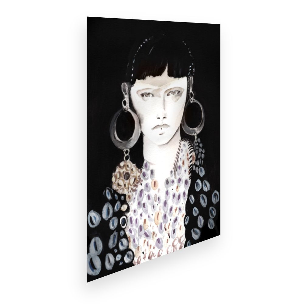 Affiche Élégance mystérieuse