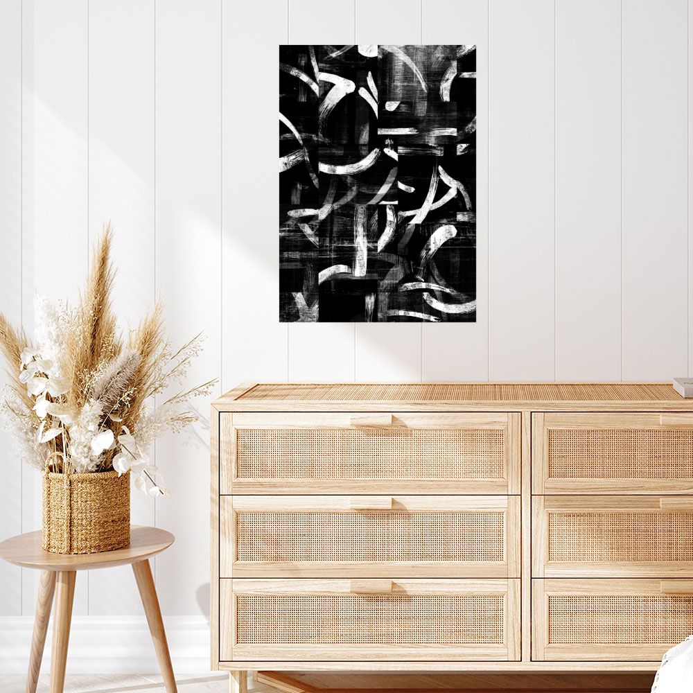 Affiche Traits abstraits