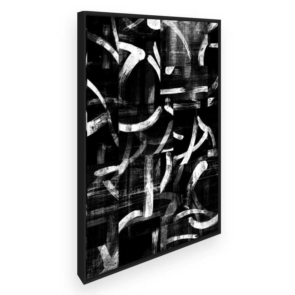 Toile Traits artistiques dynamiques