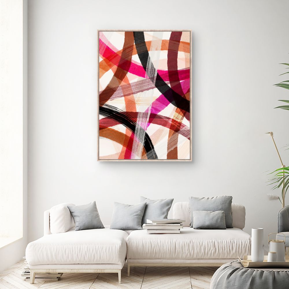 Tableau Lignes entrecroisées vives