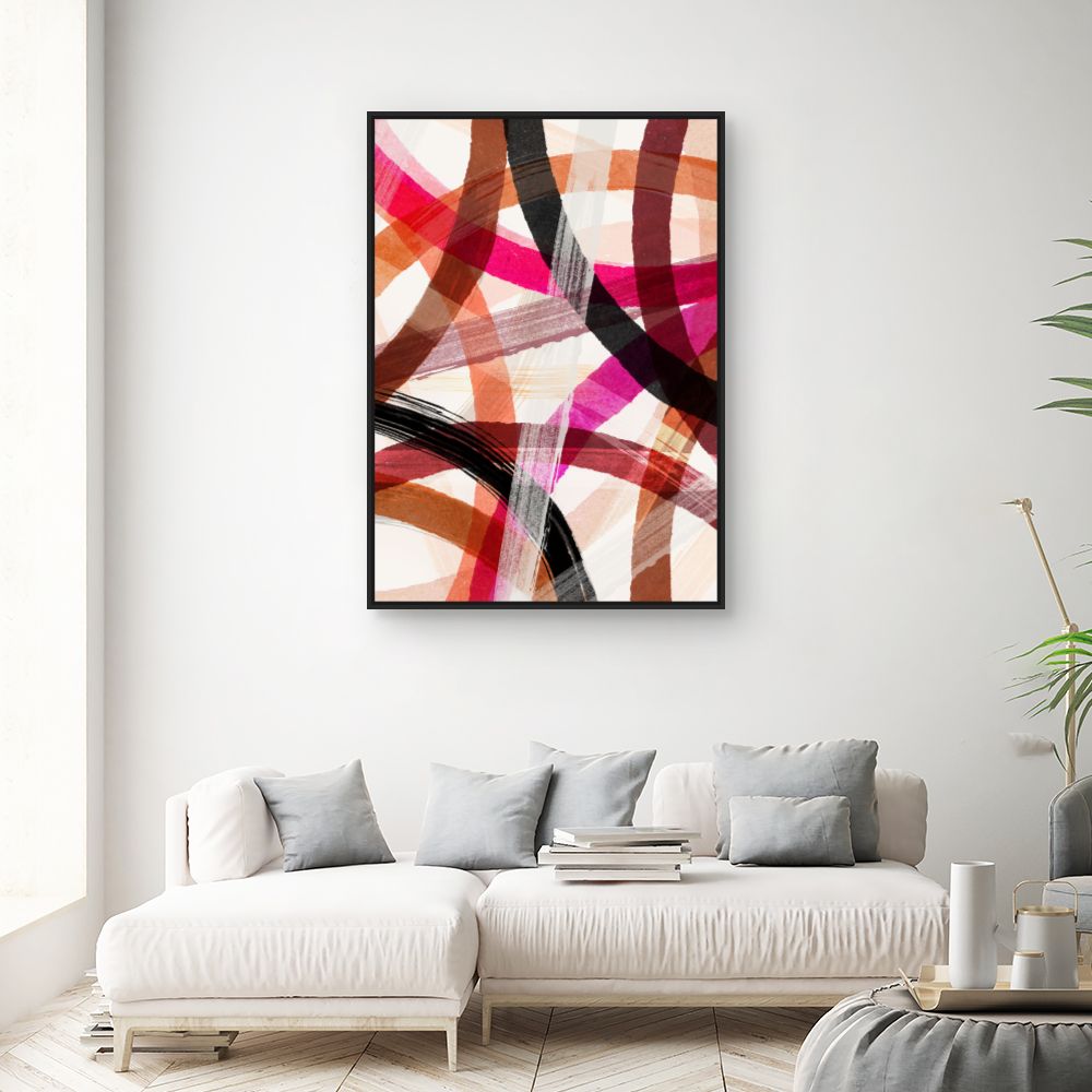 Tableau Lignes entrecroisées vives