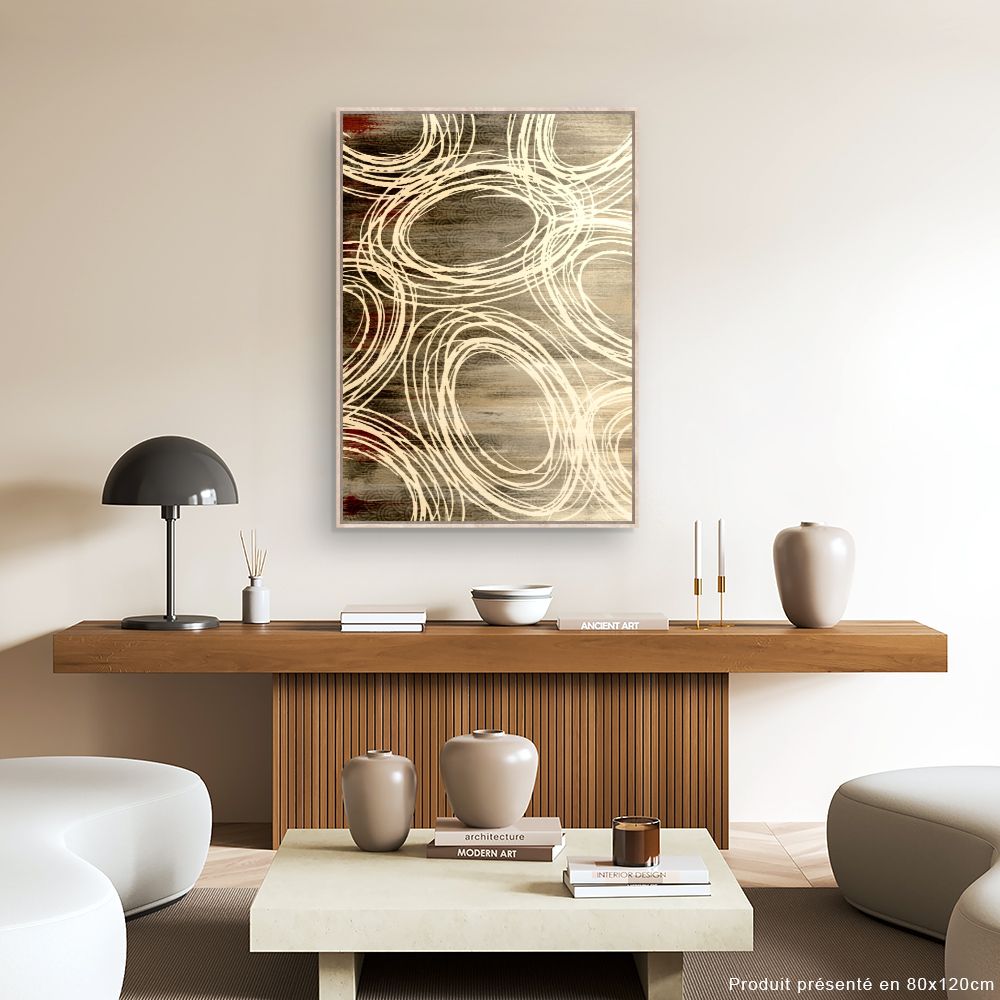 Tableau Tourbillons abstraits