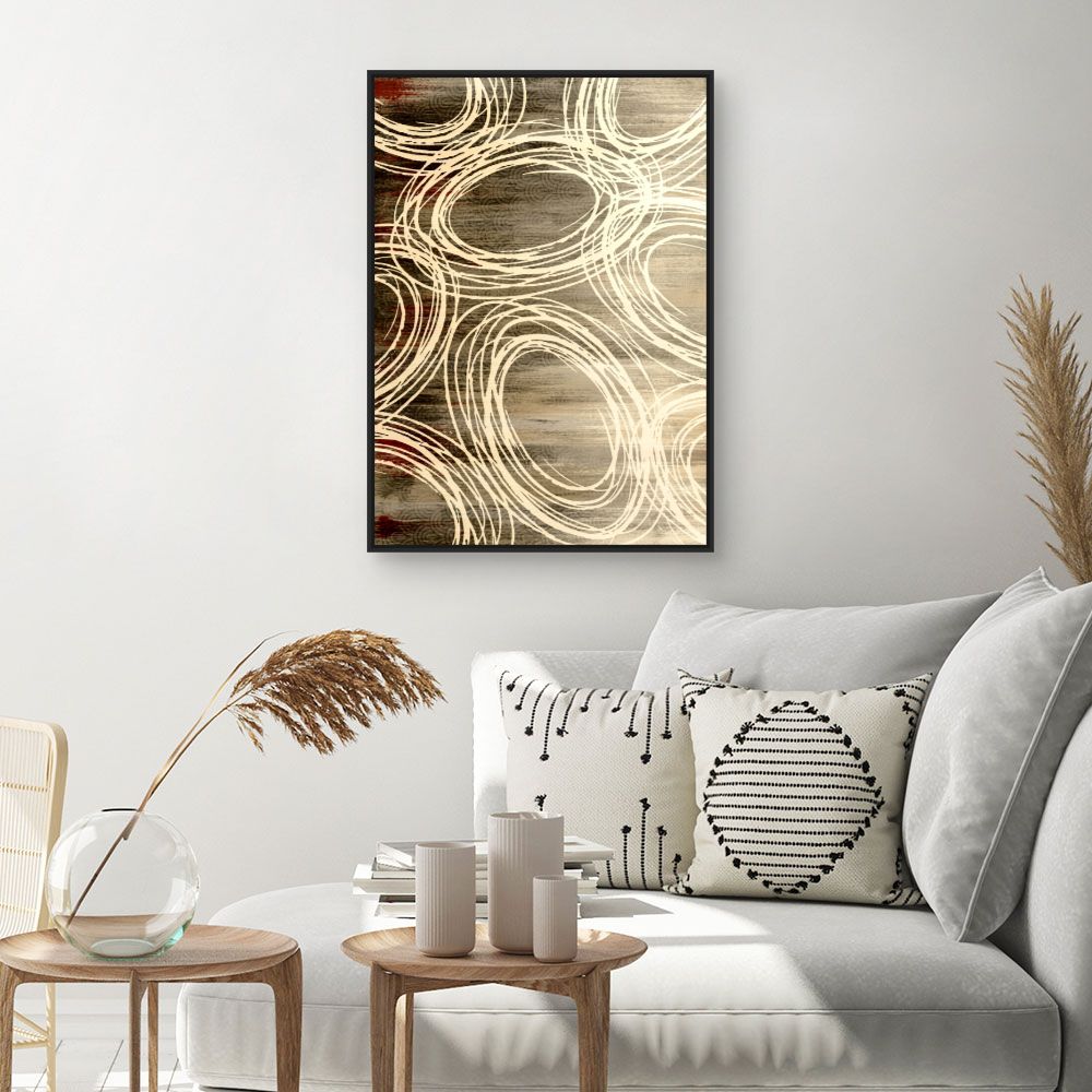 Tableau Tourbillons abstraits