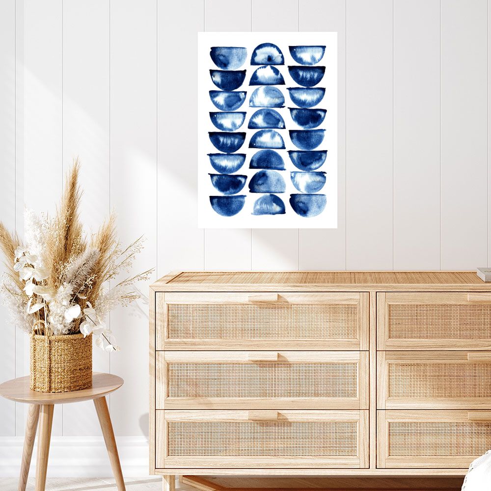 Affiche Formes fluides intrigantes