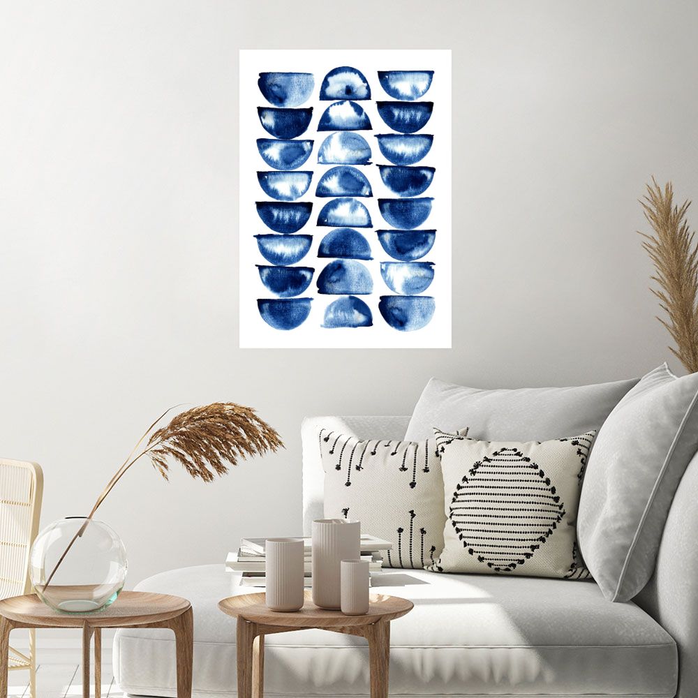 Affiche Formes fluides intrigantes