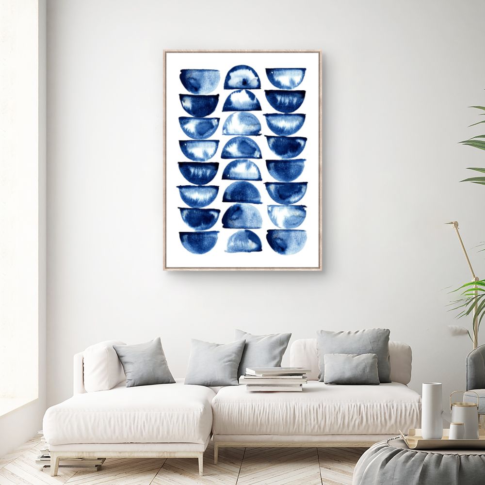 Tableau Demi-cercles abstraits