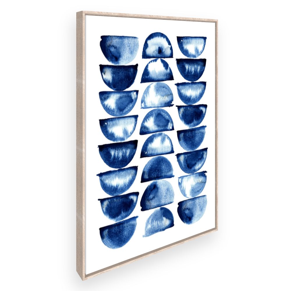 Toile Demi-cercles abstraits