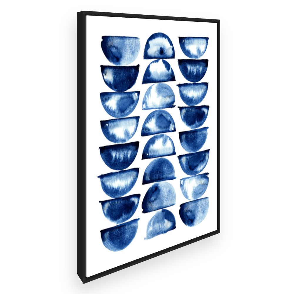 Toile Demi-cercles abstraits