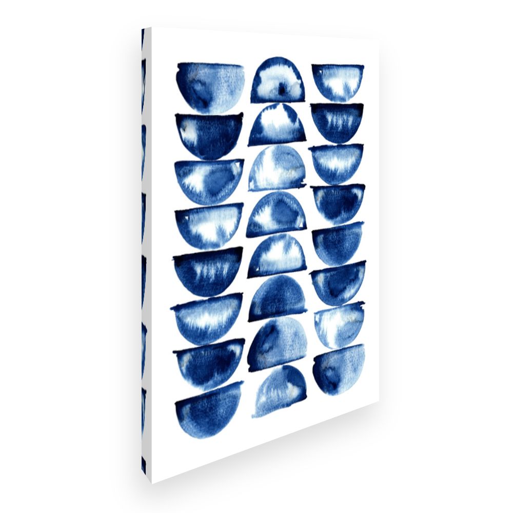 Toile Demi-cercles abstraits