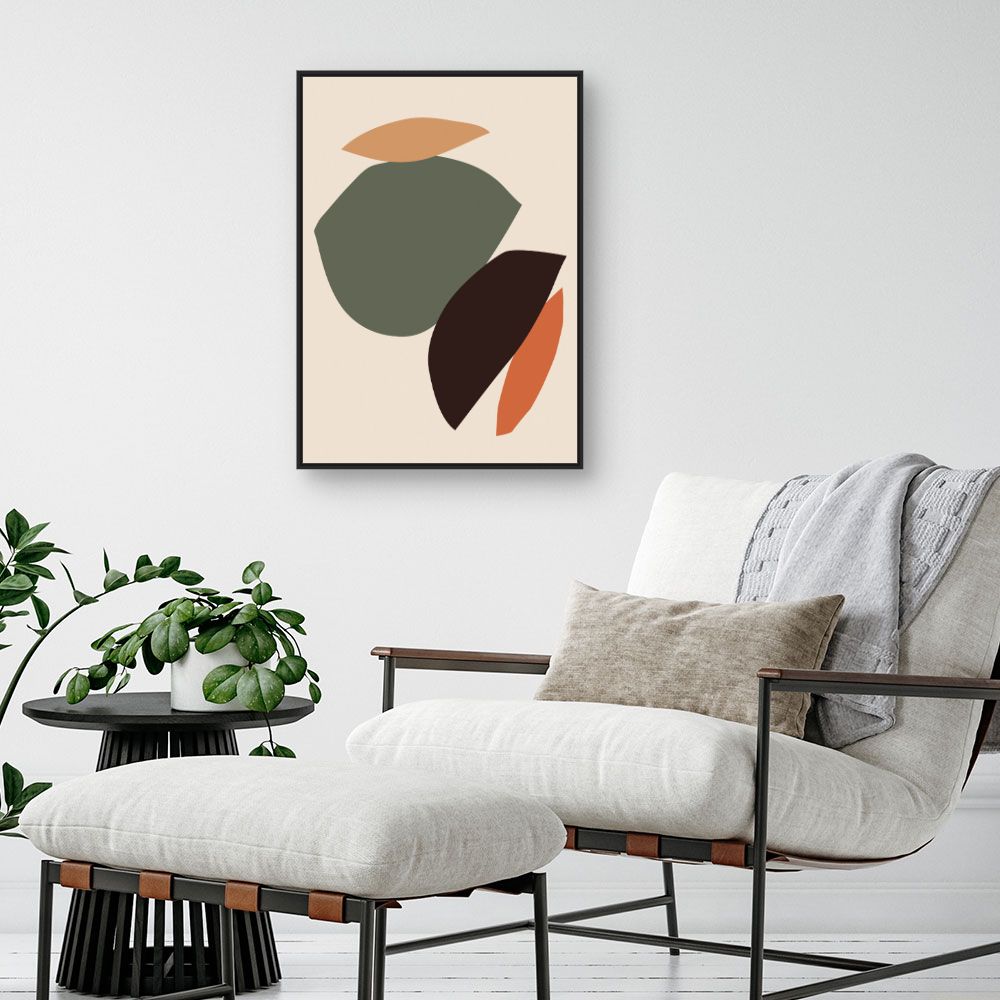 Tableau Formes abstraites naturelles