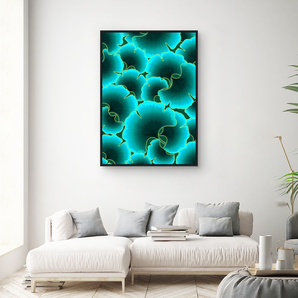 Tableau Fleurs lumineuses