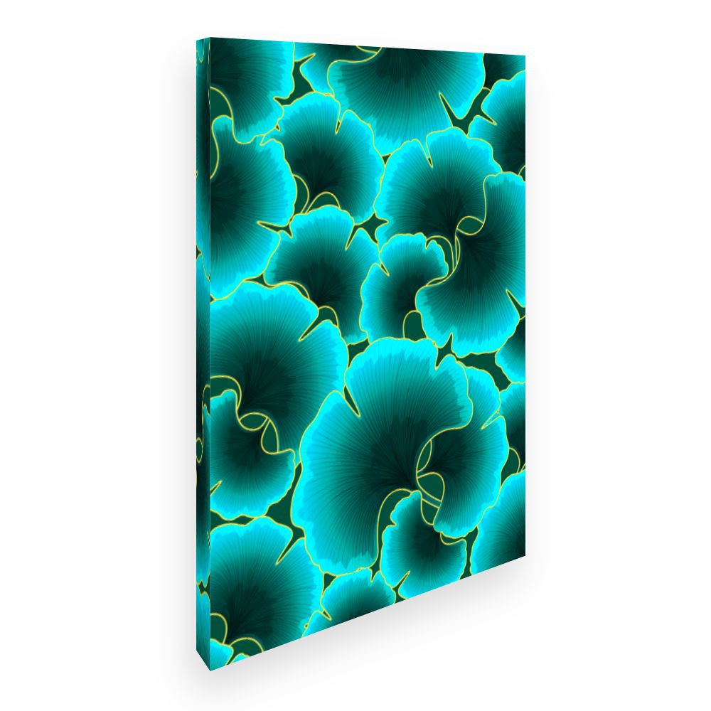 Toile Fleurs lumineuses