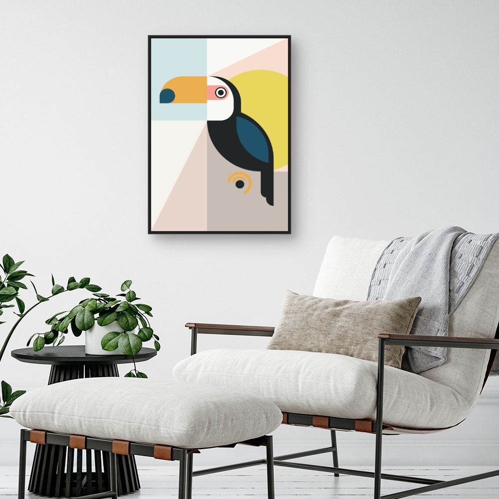 Tableau Toucan abstrait