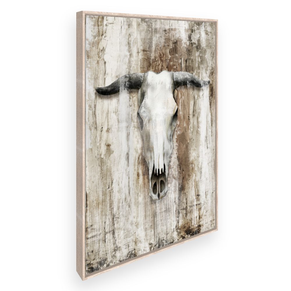 Toile Crâne rustique