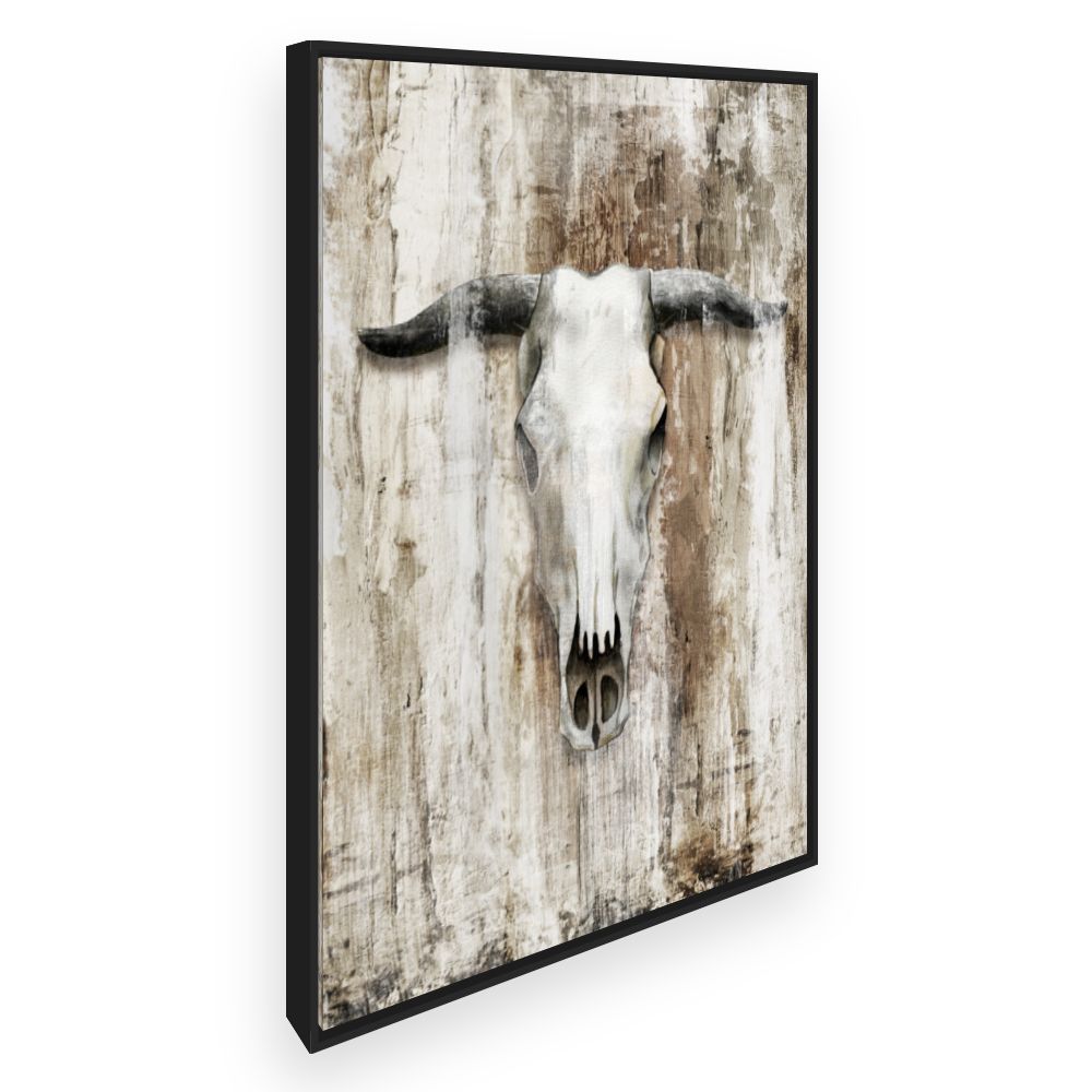 Toile Crâne rustique