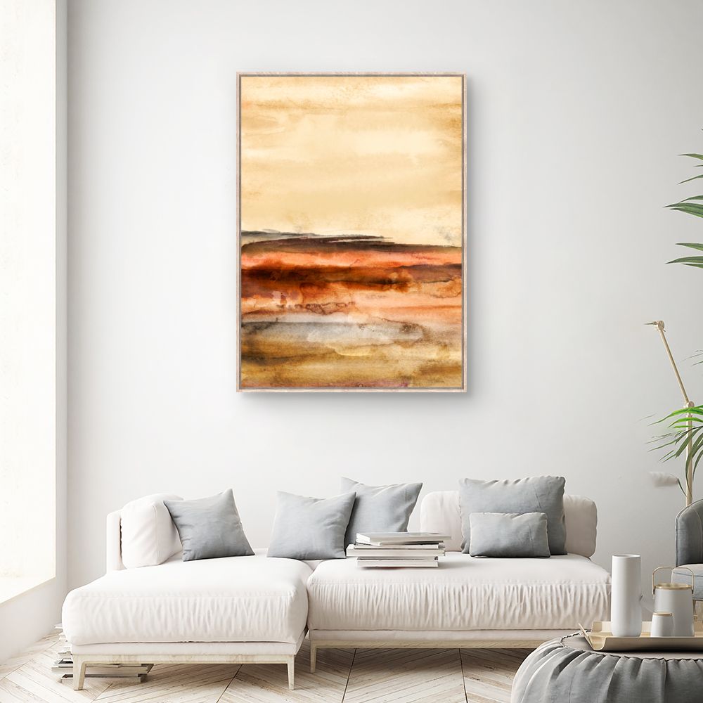 Tableau Paysage abstrait chaleureux