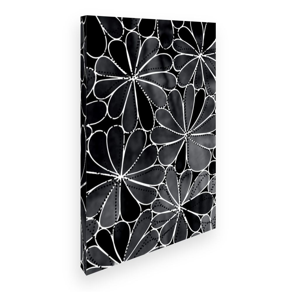 Toile Fleurs abstraites